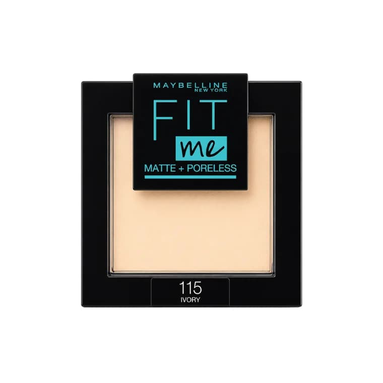 Maybelline Fit Me Matte + Poreless Powder Compact #115 Ivory (9gm)