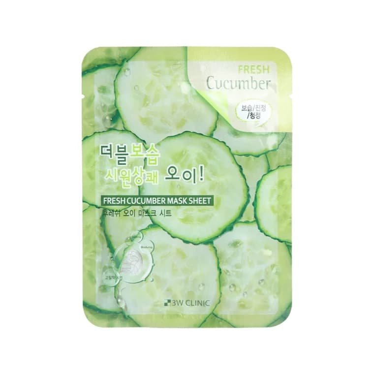 3W Clinic Fresh Cucumber Sheet Mask (23gm)