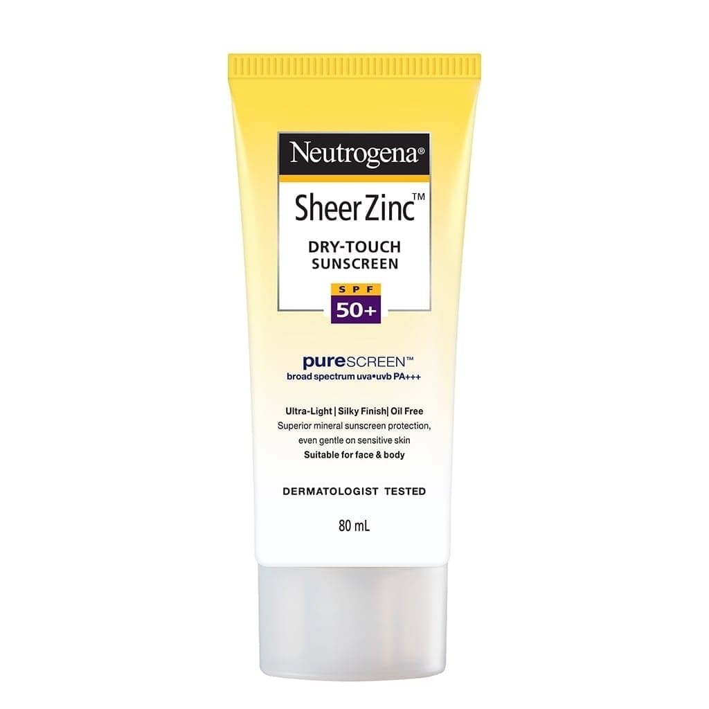 Neutrogena Sheer Zinc mineral Sunscreen Broad Spectrum SPF 50 (88 ml)