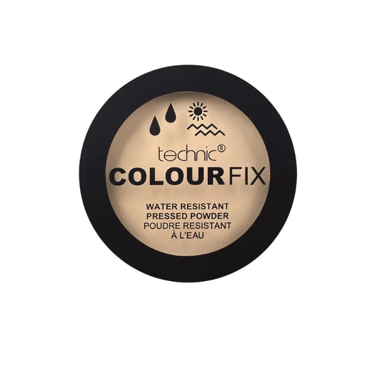 Technic Colour Fix Water Resistant Pressed Powder #Cashew (10gm)