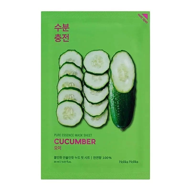 Holika Holika Pure Essence Mask Sheet - Cucumber (20ml)