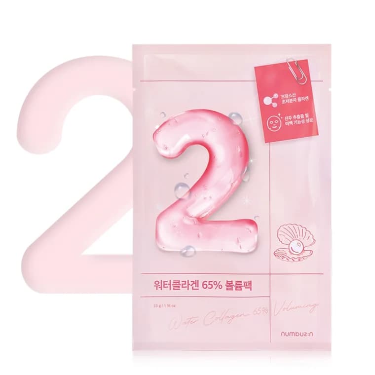 Numbuzin No.2 Water Collagen 65% Voluming Sheet Mask (27ml)
