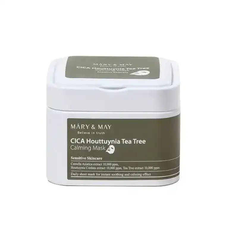 Mary&May Cica Houttuynia Tea Tree Calming Mask 30 sheets (400ml)