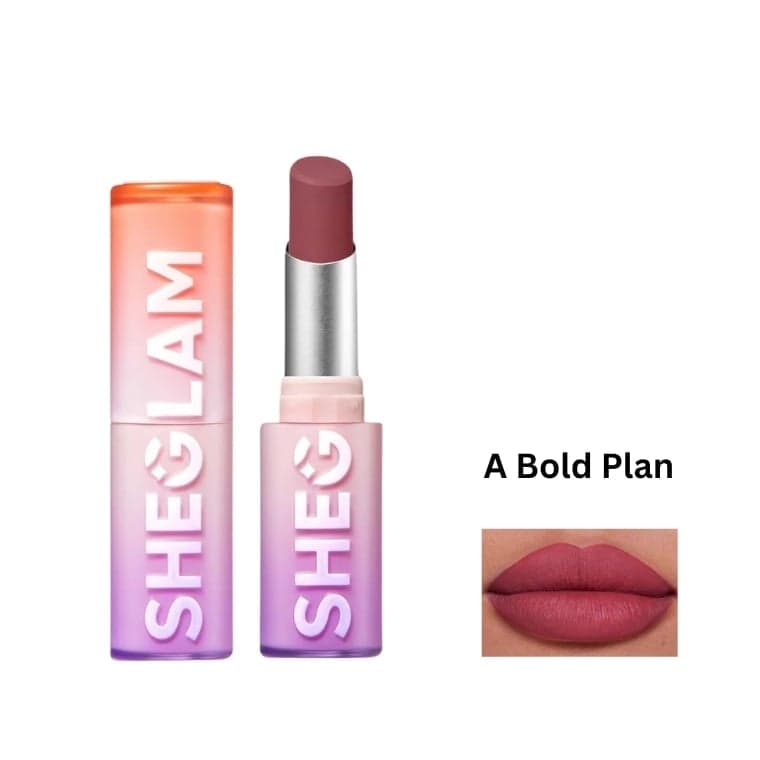 Sheglam Dynamatte Boom Long-lasting Matte Lipstick A Bold Plan(2.9g)