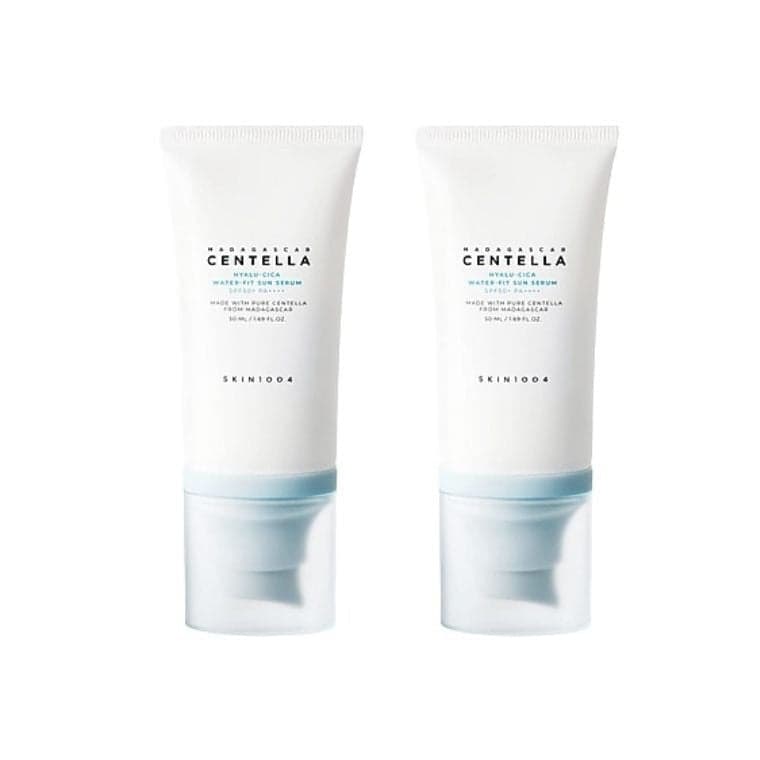 SKIN1004 Madagascar Centella Hyalu-Cica Water-Fit Sun Serum Twin Pack (50ml+50ml)