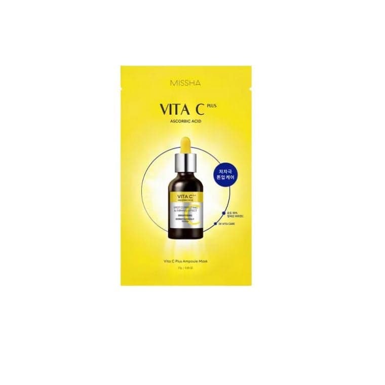Missha Vita C Plus Ascorbic Acid Ampoule Sheet Mask (27gm)