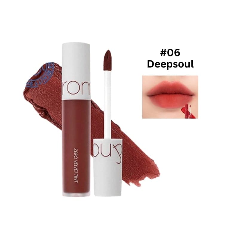 Rom&nd Zero Velvet Lip Tint #06  Deepsoul (5.5gm)