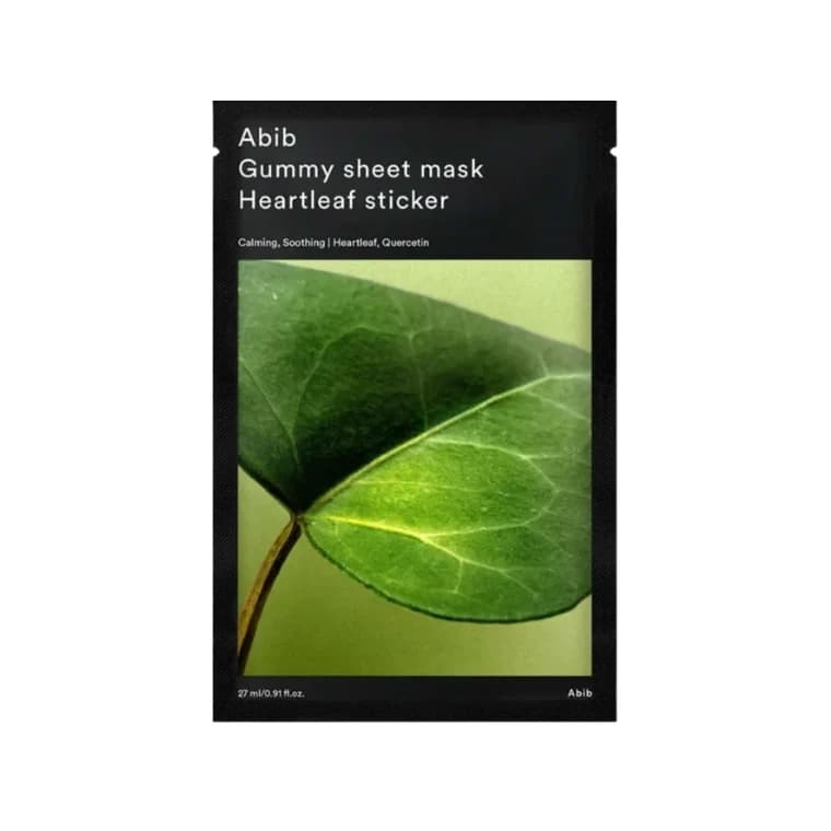 Abib Gummy Sheet Mask Heartleaf Sticker (27ml)