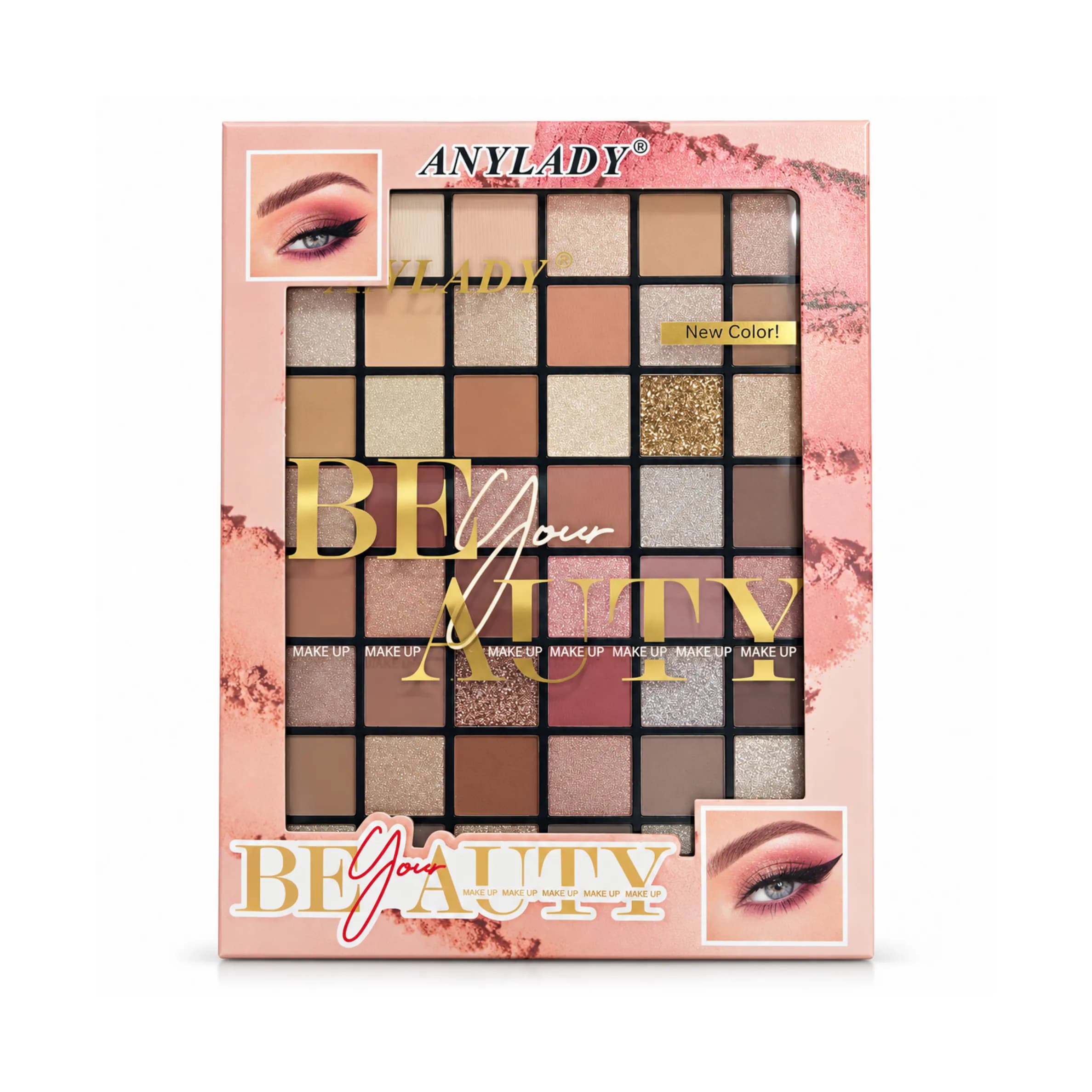 ANYLADY Be Your Beauty 48 Color Eyeshadow Palette