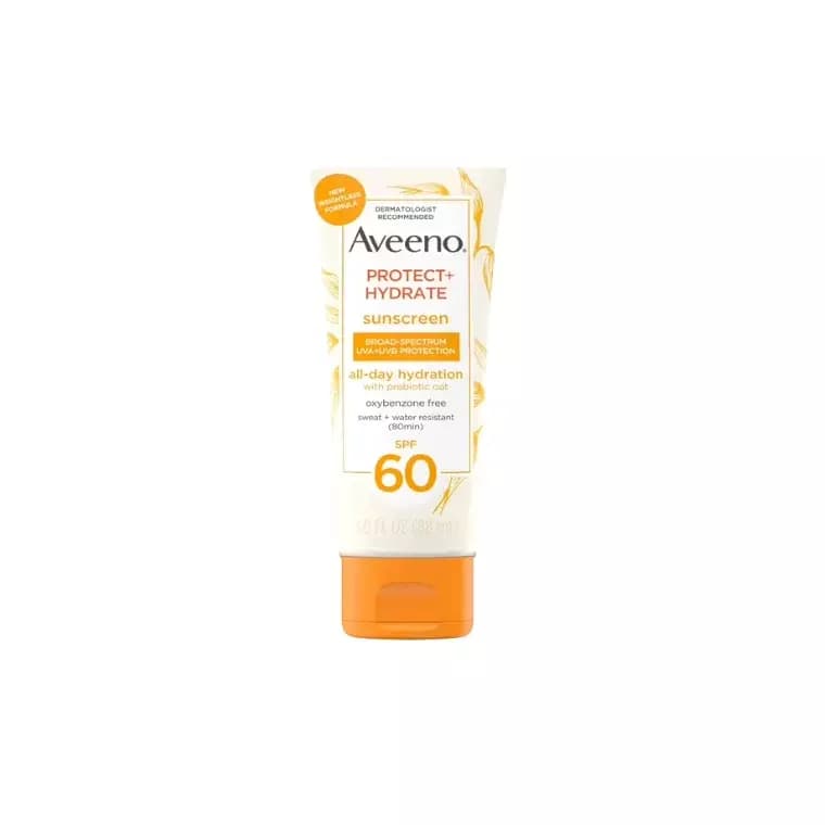 Aveeno Protect + Hydrate Body Sunscreen Lotion with Spf 60 (88ml)