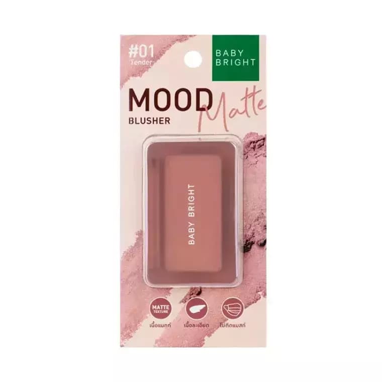 Baby Bright Mood Matte Blusher #01 Tender (4.5gm)