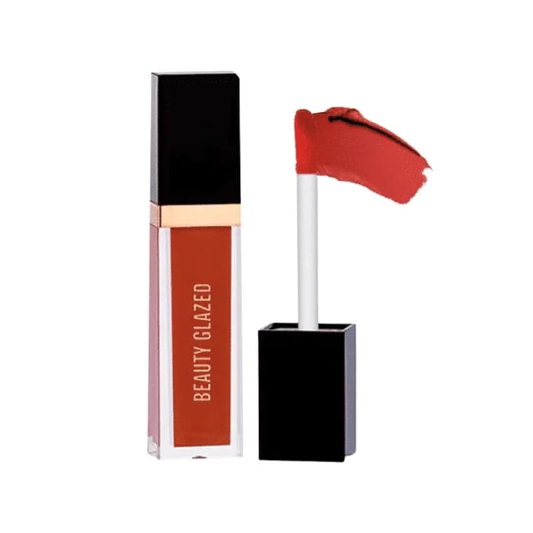 Beauty Glazed Matte Liquid Lipstick #124 Mocha Brown (2.8gm)