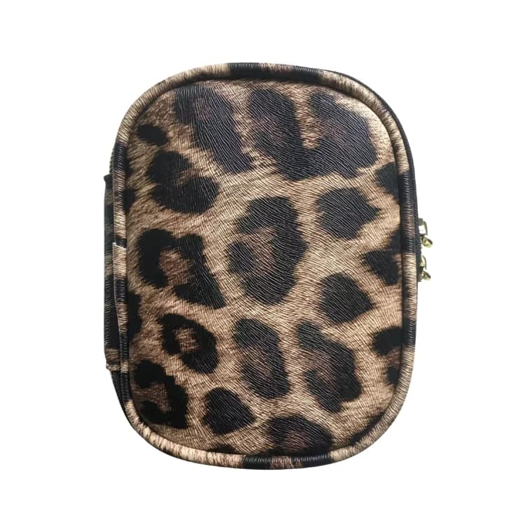 Blink LED Mirror with Storage Bag #Leopard Print