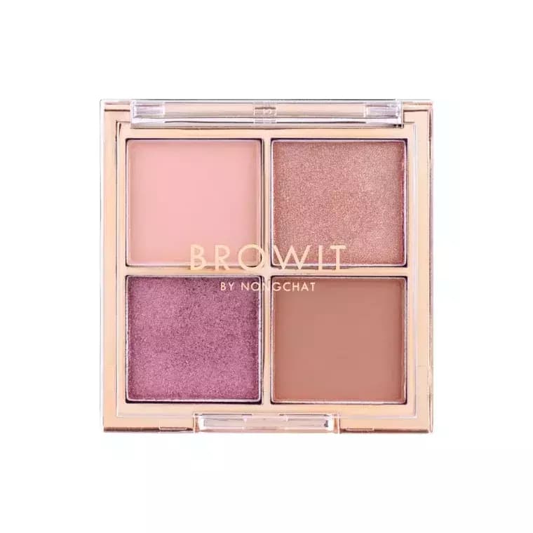 Browit Rose Peach Eyeshadow Palette 1 x 4 Colors (1gm)