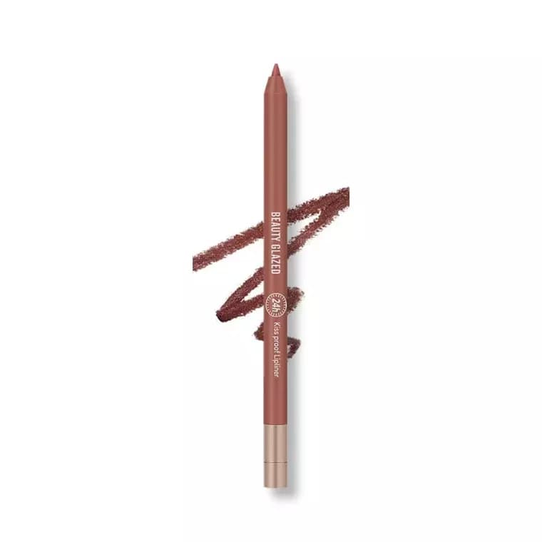 Beauty Glazed Waterproof & Long Lasting Lip Liner #B107 Dark Brown (0.6gm)