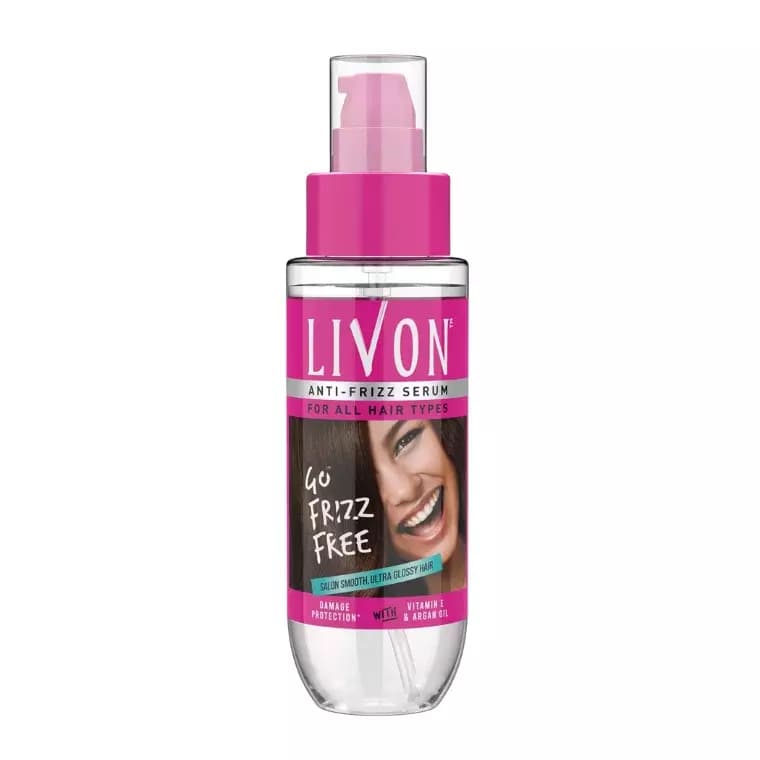 Livon Anti Frizz Serum for All Hair Types (45ml)