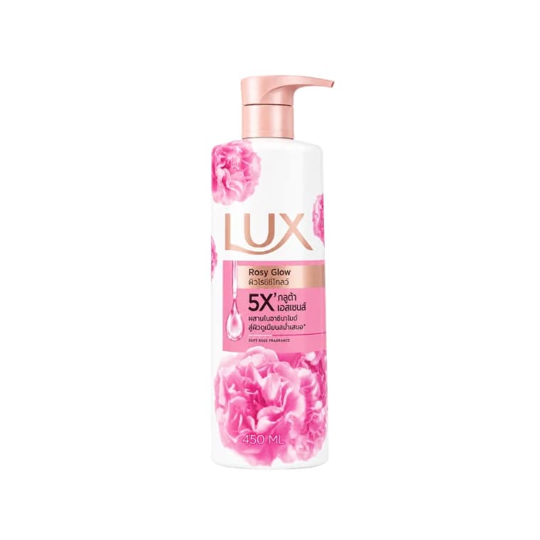 Lux Liquid Rosy Glow Body Wash (450ml)