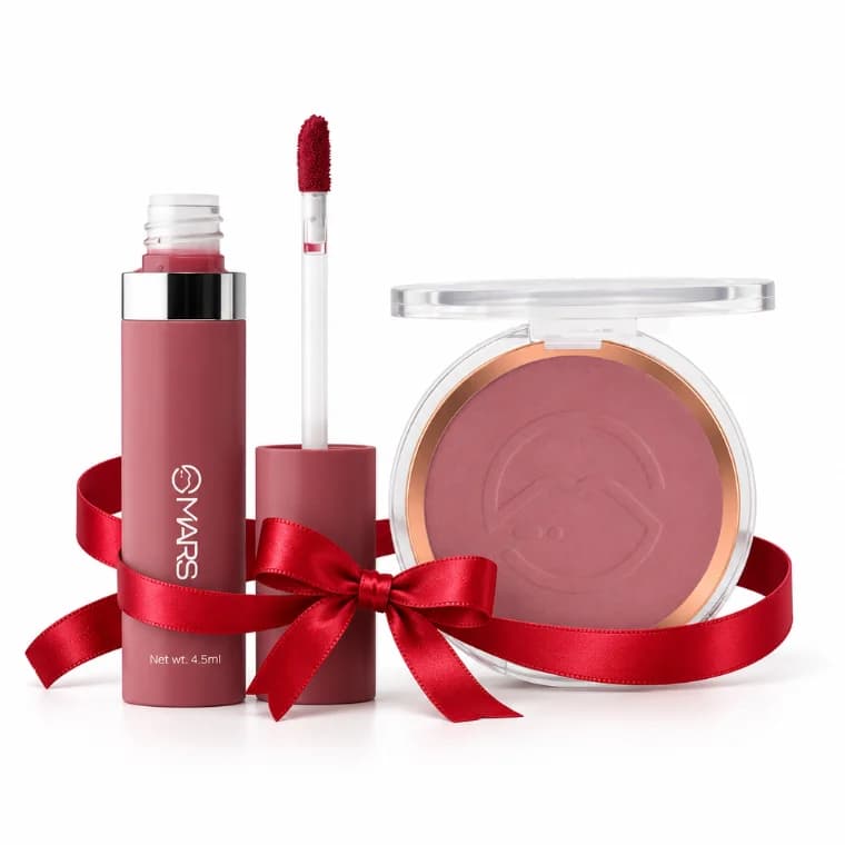 Mars No Makeup Makeup Duo Combo (08 Plum Drip+03)  (4.5ml + 8gm)