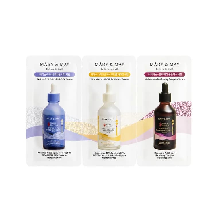 Mary & May Seoul Edition Serum Trial Mini Pack