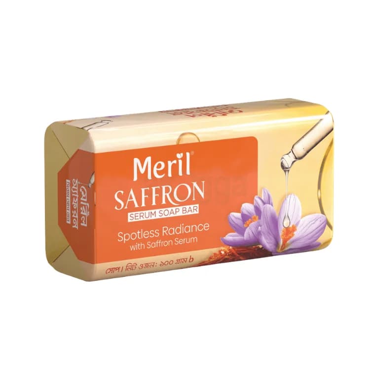Meril Saffron Serum Soap Bar (100gm)