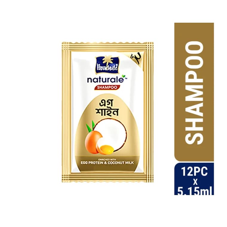 Parachute Naturale Egg Shine Shampoo (5.15ml X 12 pcs)
