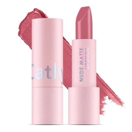 Cathy Doll Nude Matte Lipstick #04 Barely Pink (3.5gm)