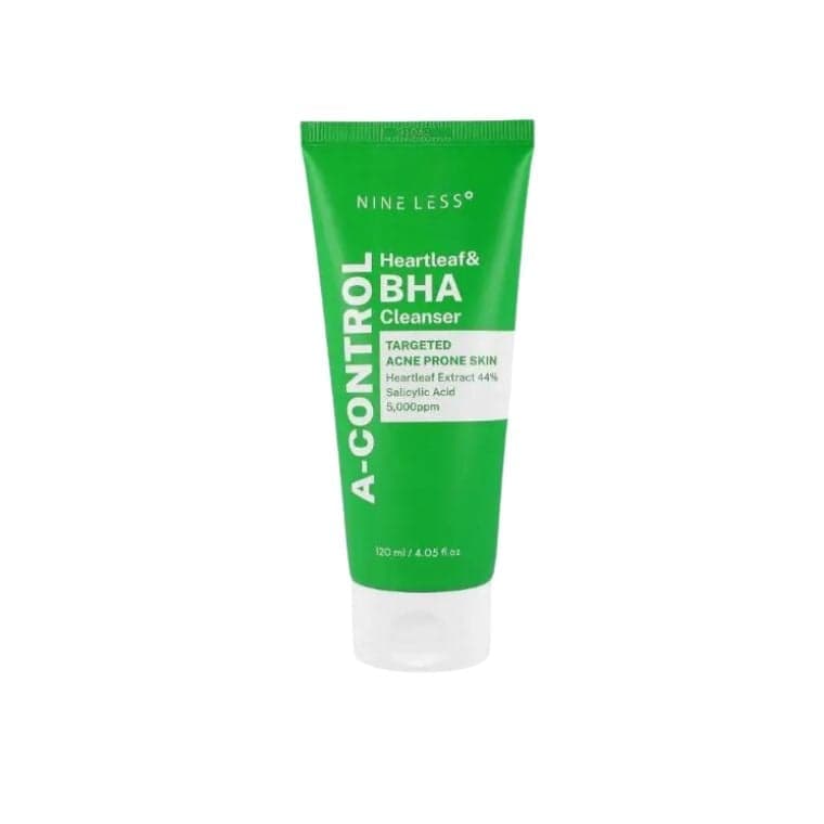 Nineless A Control Heartleaf & BHA Foam Cleanser (120ml)