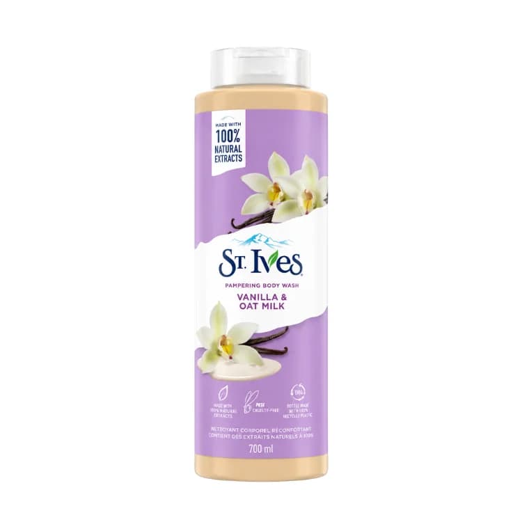 St. Ives Vanilla & Oat Milk Pampering Body Wash (700ml)