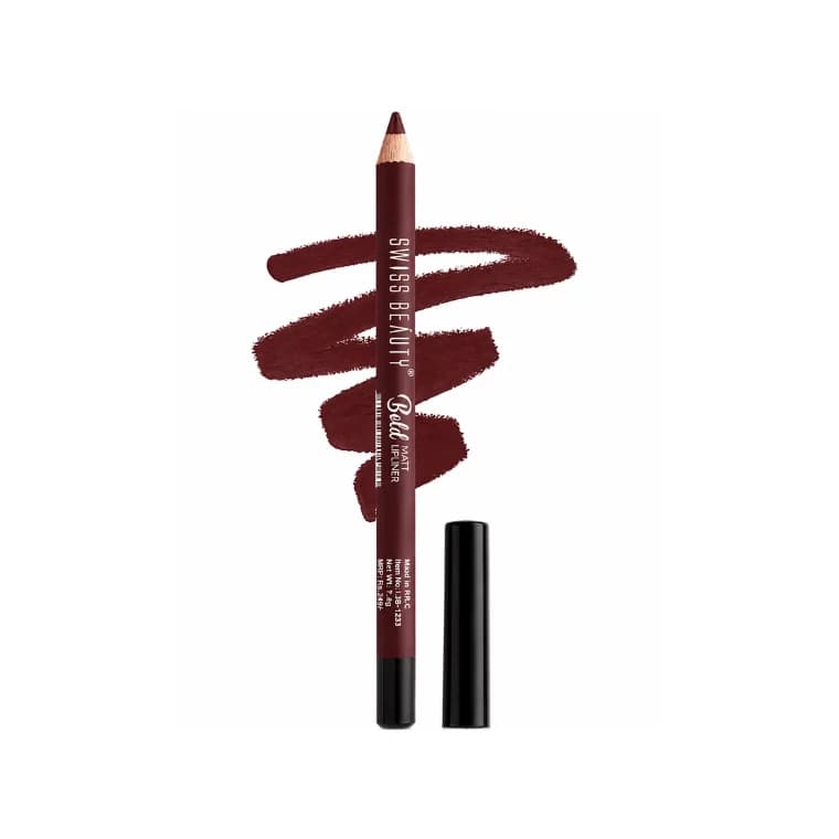 Swiss Beauty Bold Matt Lip Liner #02 Maroon (1.6gm)
