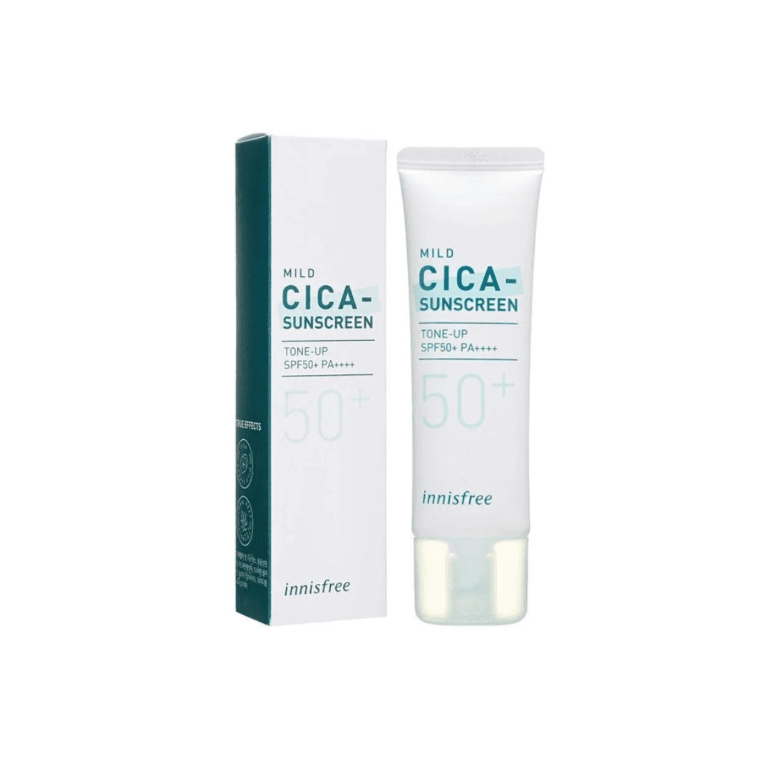Innisfree Mild Cica-Sunscreen Tone-Up SPF50+ PA++++ (50ml)