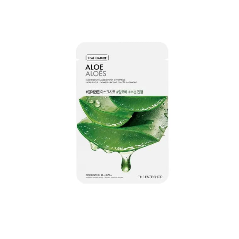 The Face Shop Real Nature Aloe Face Mask (20gm)
