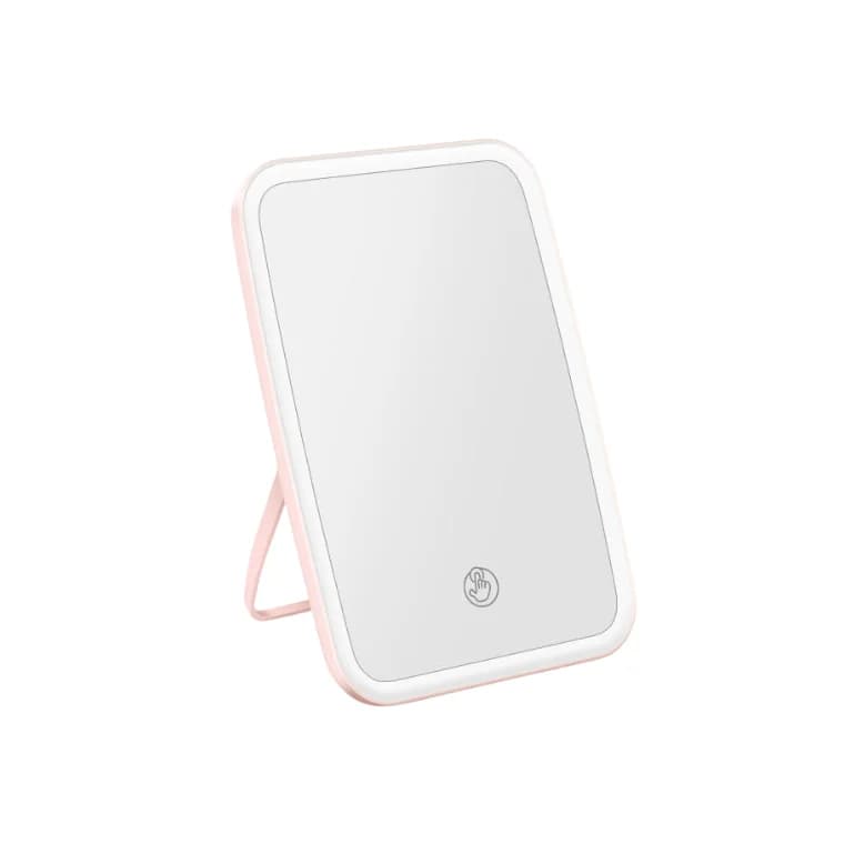 Blink Desktop Led Mirror #Pink 