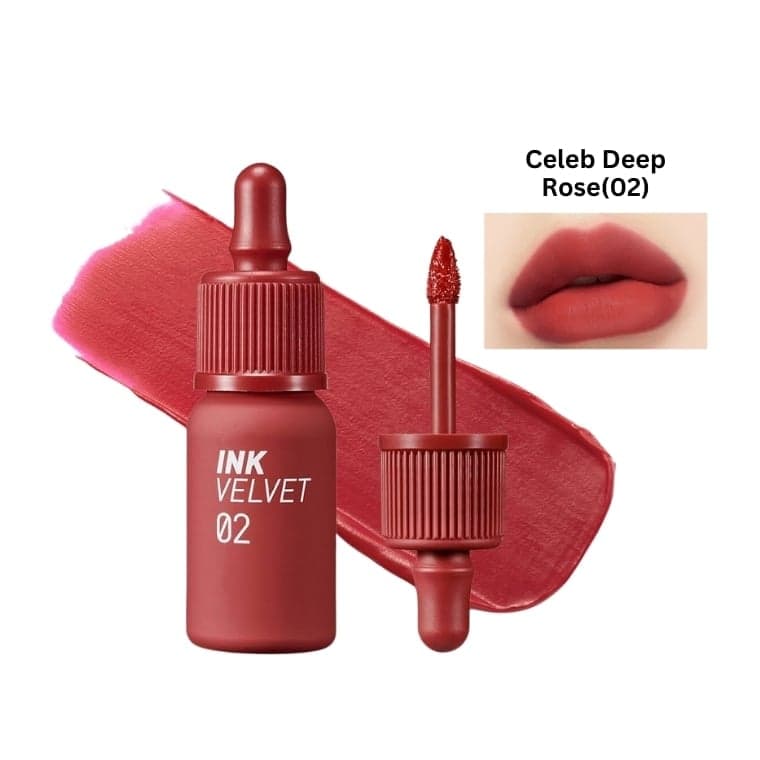 Peripera Ink Velvet Lip Tint  - Celeb Deep Rose(02)  (2026-06-08)