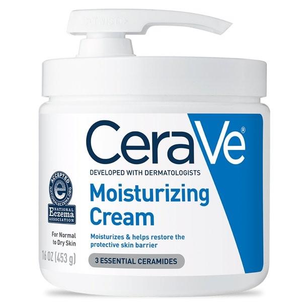 Cerave Face And Body Moisturizing Cream With Pump For Normal To Dry Skin (453gm)