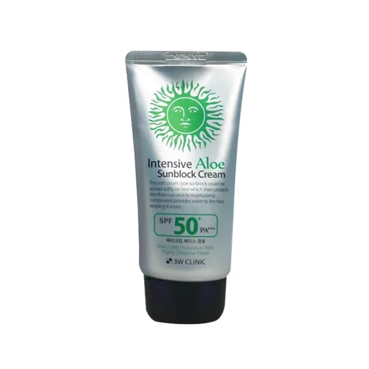 3W Clinic Intensive Aloe Sunblock Cream SPF 50+ PA+++ (70ml)