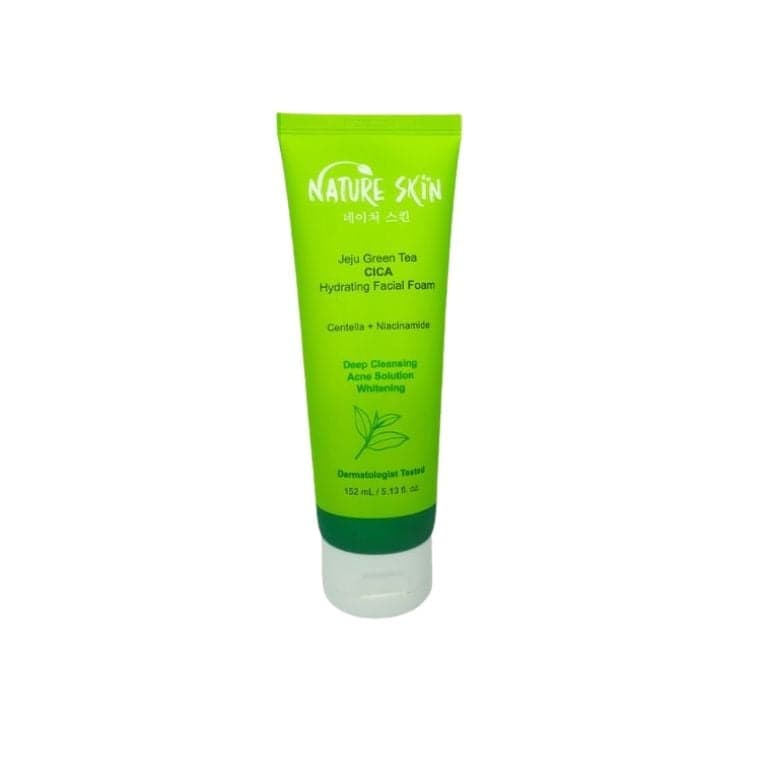 Nature Skin Jeju Green Tea Cica Hydrating Facial Foam (152 ml)