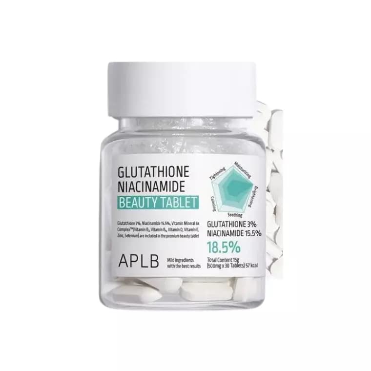 APLB Glutathione Niacinamide Beauty Tablet 500mg x 30 Tablets
