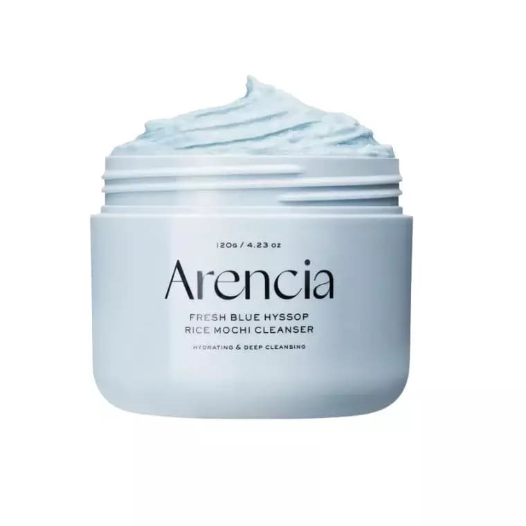 Arencia Fresh Blue Hyssop Rice Mochi Cleanser (120gm)