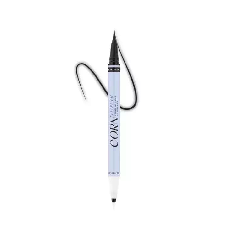 Baby Bright Cornflower Eyeliner & Remover #01 Super Black (0.5ml+0.5ml)