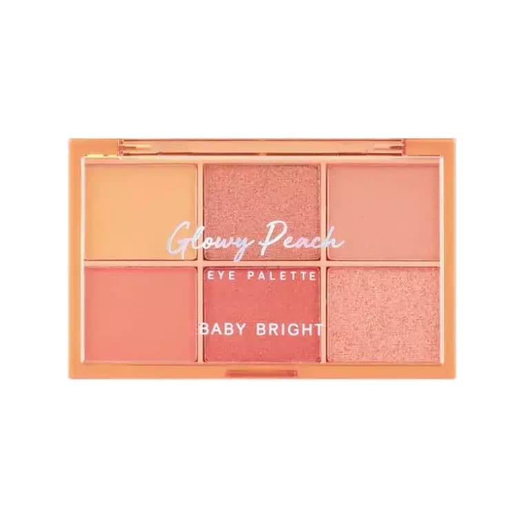 Baby Bright Glowy Peach Eye Palette (0.7gm x 6 Colors)