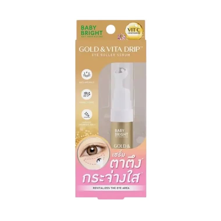 Baby Bright Gold Vita Drip Eye Roller Serum (10ml)