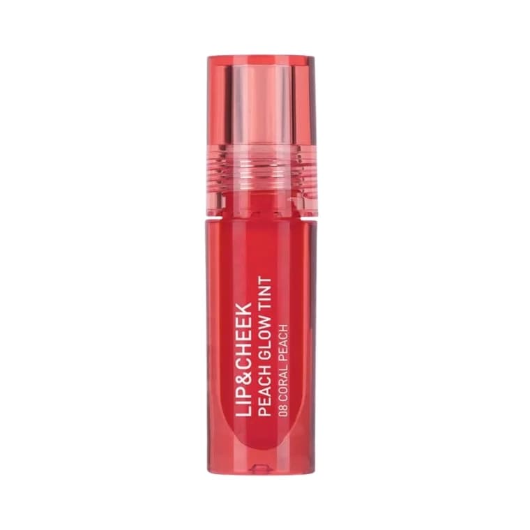 Baby Bright Lip & Cheek Peach Glow Tint #08 Coral Peach (2.4gm)