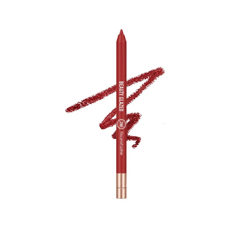 Beauty Glazed Waterproof & Long Lasting Lip Liner #B117 Daring Red (0.6gm)