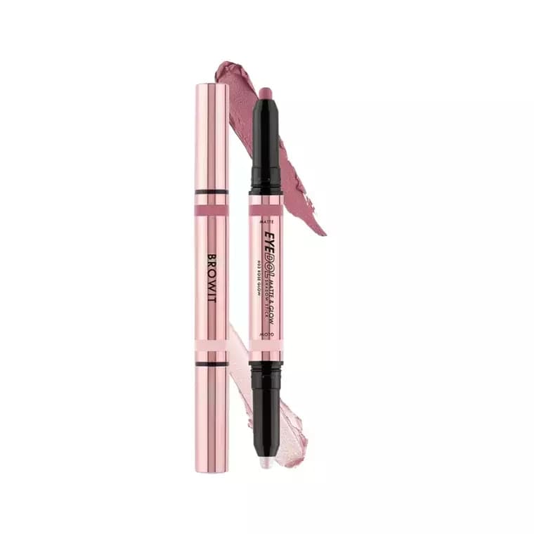Browit Eyedol Matte And Glow Shadow Stick #03 Rose Glow (0.5gm+0.5gm)