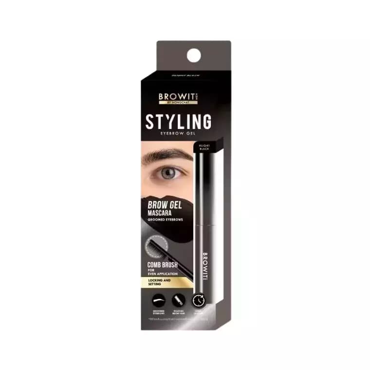 Browit Men Styling Eyebrow Gel #Light Brown (3.5gm)