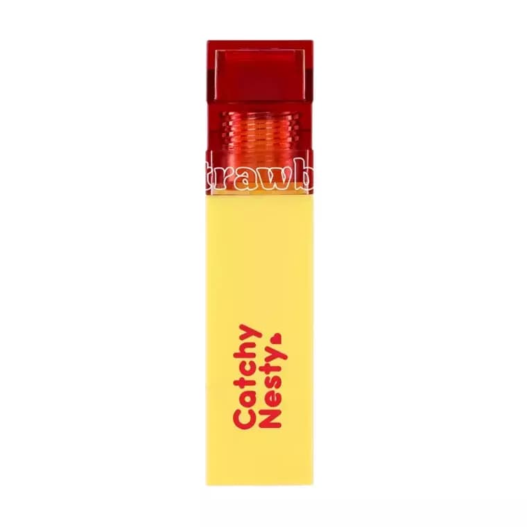 Catchy Nesty Look Choop Lip Glaze #04 Strawberry (3.5gm)