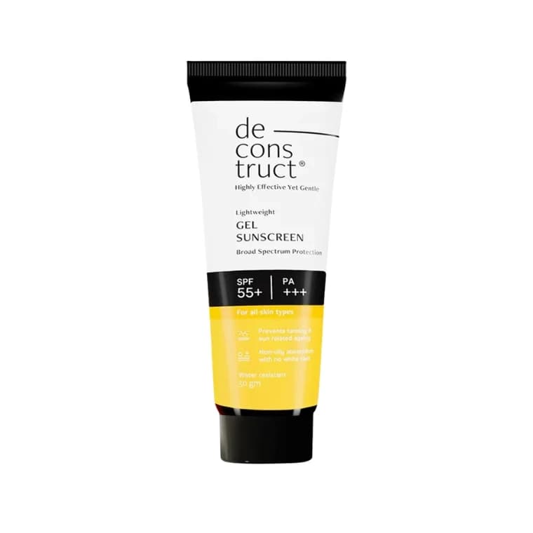 Deconstruct Lightweight Gel Water Resistant Sunscreen for SPF (50gm)