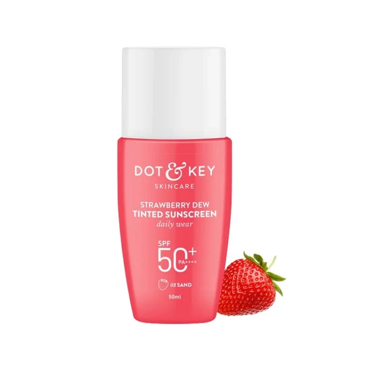 Dot & Key Strawberry Dew Tinted Sunscreen 03 Sand (50ml)