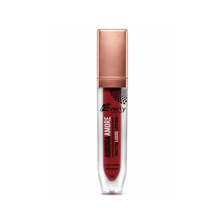 Everly Beauties Aurora Amore Matte Liquid Lipstick #Gamet Glamour (7ml)