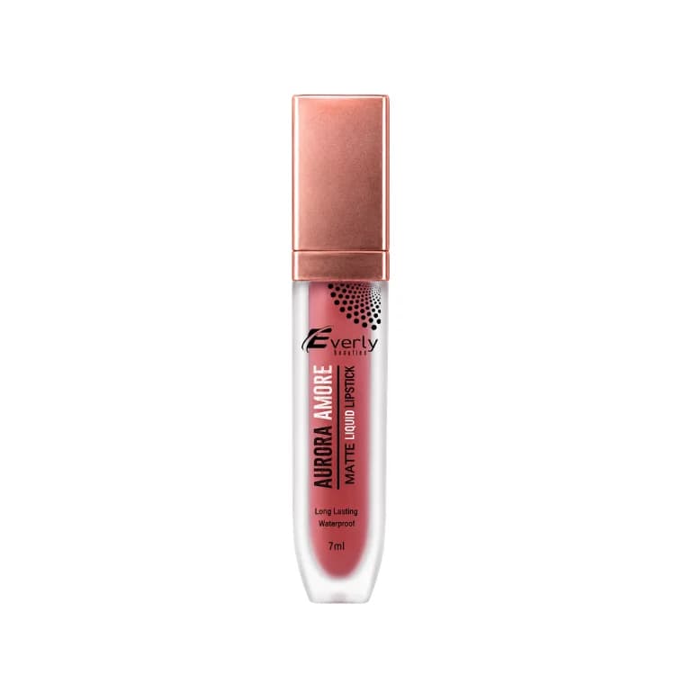 Everly Beauties Aurora Amore Matte Liquid Lipstick #Nude Petal (7ml)